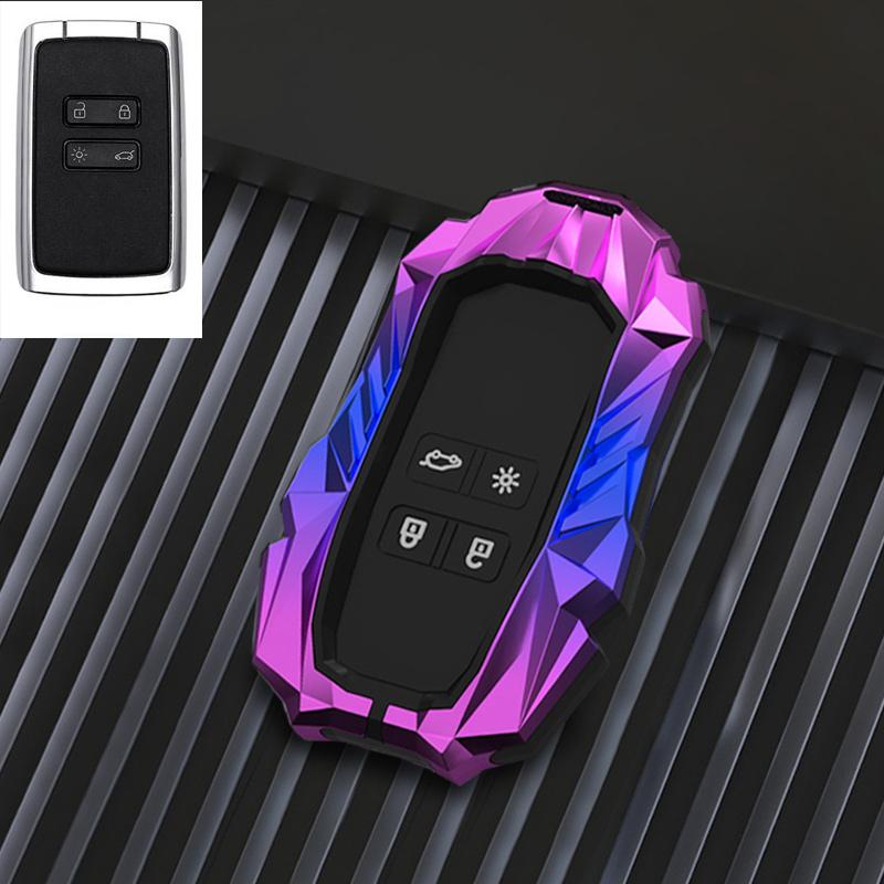 Zinc Alloy Car Key Cover For Renault Megane 3 4 Kadjar Captur Koleos Espace Clio Scenic 4 Arkana Smart Remote Protect Case