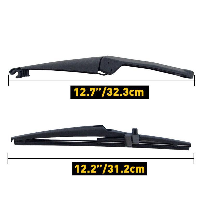 8524135060 2pcs/set Black Rear Back Window Windshield Wiper Blade Arm 8524235050 Fit for Toyota 4runner 2010 2011 2012 2013-