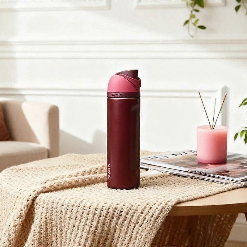 Owala 32oz Geïsoleerde Roestvrijstalen Waterfles - Zwart Kers R