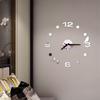 Modern Design Large Wall Clock 3D DIY Quartz Clocks Watches Acrylic Mirror Stickers Living Room Home Decor Horloge
