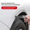 New Upgraded Material Decorative Protect Device Strips Car Wheel-arch Eyebrow Lip Anti-collision Anti Scratch Rubber Seal Strips