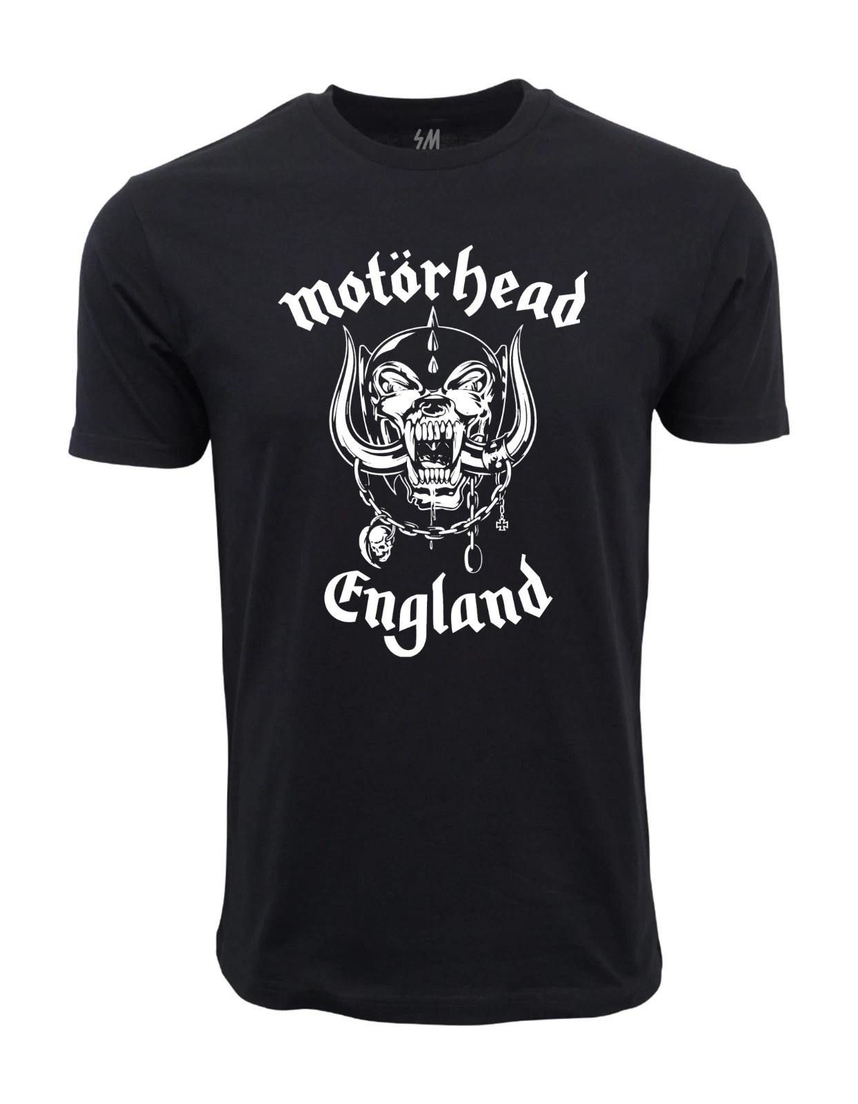 Unisex Adult Casual Graphic Motorhead England Graphic T shirt T-Shirt XXL