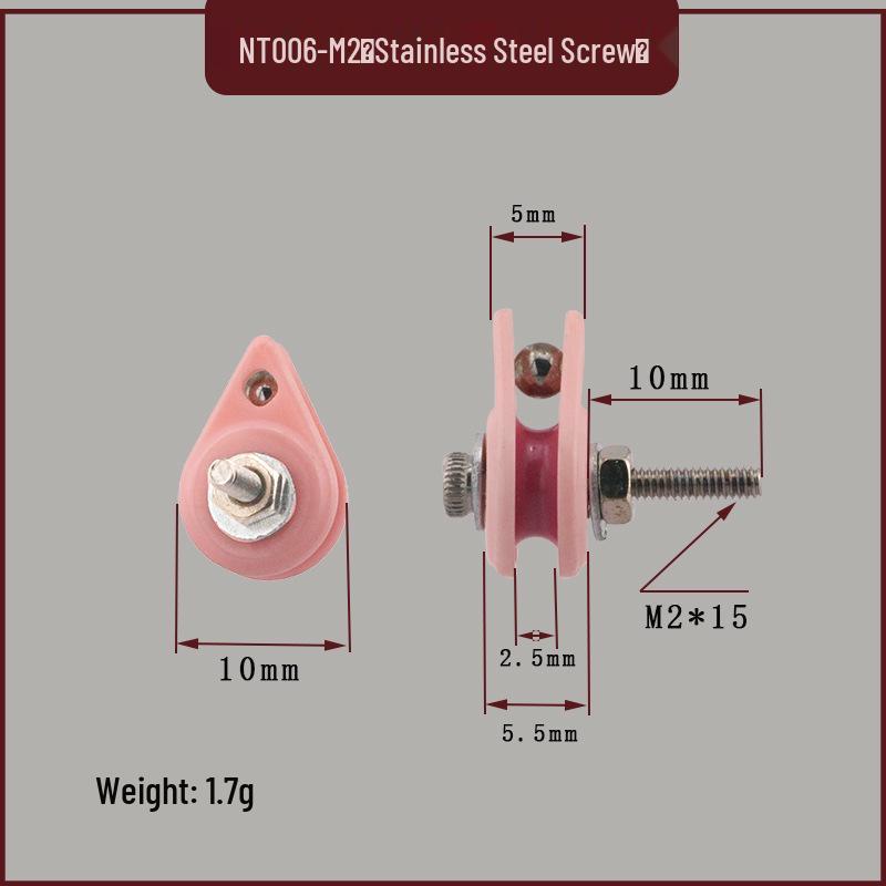 Anti-Jump Guide Wheel for Textile Machinery: Let-Off Wheel & Ceramic Wire Clamp for Enameled Wire