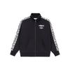 Li Ning X Jason Wu Collaboration Sports Fashion Series Letter Embroidery Loose Sports Jacket Unisex Jacket Black AWDRH04-1