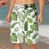 Retro Ethnic Style Graphic Beach Shorts For Men Summer Drawstring Pockets Casual 3D Printed Short Pants Fashion Loose Swim Trunk