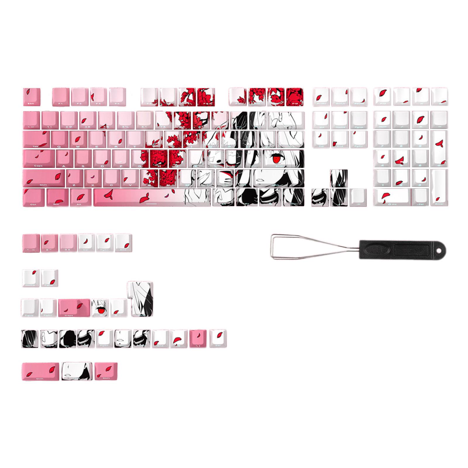 

Боковая гравировка Cherry Height Keycaps 136Keys Backlight Keycaps Set Gradient Color для механической клавиатуры для наборщиков и геймеров