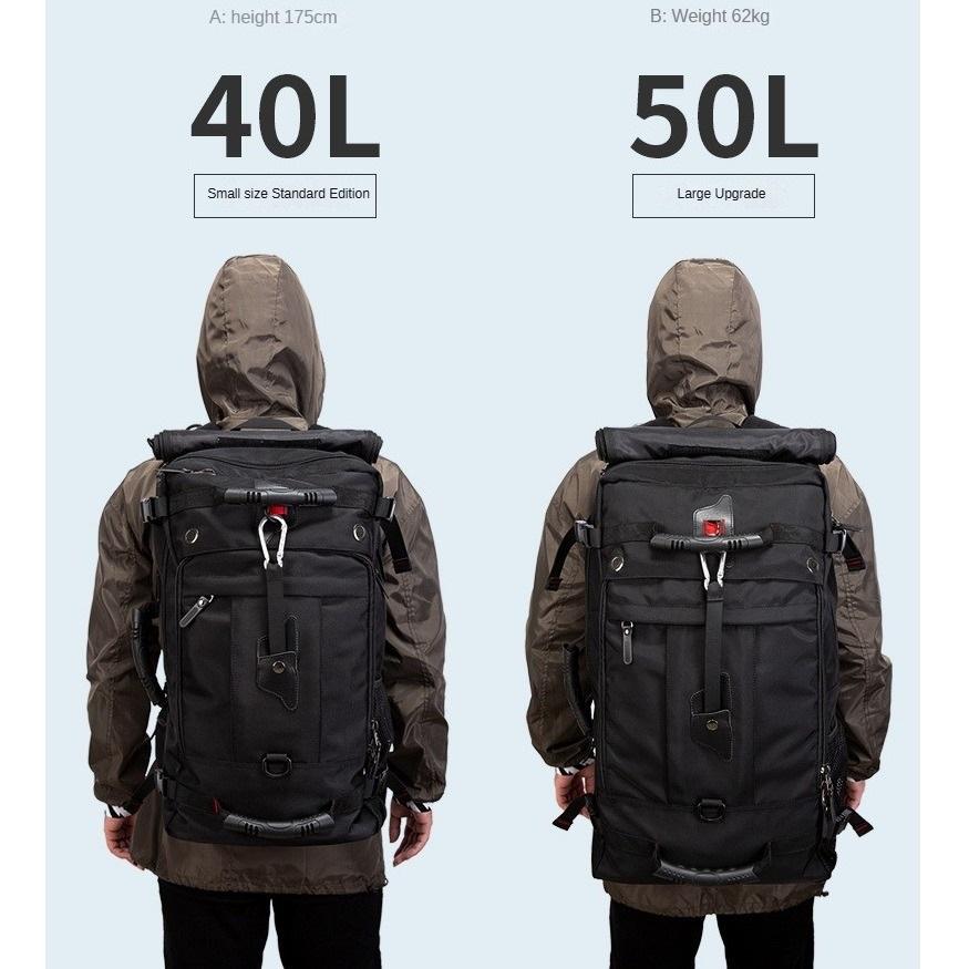 Plecak w nowym stylu torba podróżna z tkaniny Oxford męski plecak outdoorowy o dużej pojemności torba na bagaż wielofunkcyjna torba turystyczna do wędrówek i wspinaczki górskiej