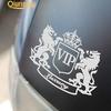 Double Lion Crown VIP Letter Car Reflective Decal Sticker