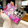 Anime Kwaii Girl Ins Style Plating Phone Case For Samsung Galaxy S24 S25 FE S26 Edge S23 Ultra S22 S21 Plus S20 Anti-Fall Airaba