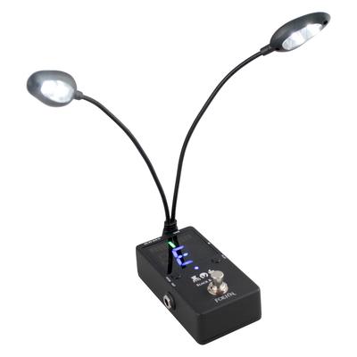 FOEHN BLACK BUNNY Pedal Tuner mit USB ein Gitarrentuner mit USB-Licht PL-09 Light, Pedal-Typ