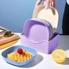 10Pcs Spit Bone Dish Household Food Grade Plastic Spit Bone Dish Square Set Dining Table Garbage Plate