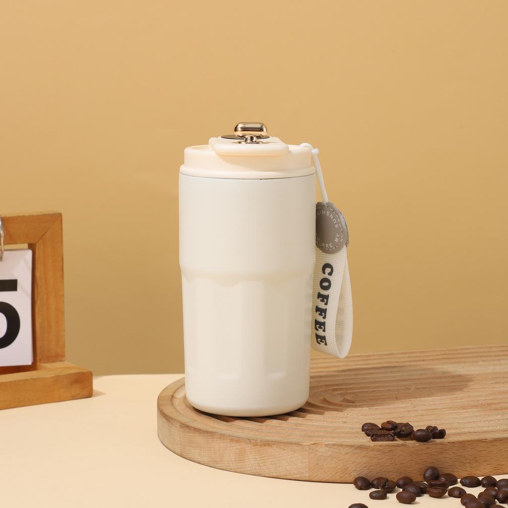 316 Stainless Steel Thermos Cup Intelligent Temperature Display Coffee Cup Rope Car Portable Cup