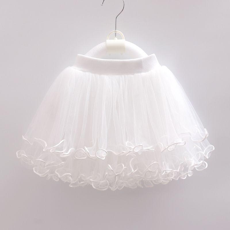Girls' Half Skirt Versatile Baby Children's Fluffy Gauze Skirt Princess Dance Short Skirt Summer