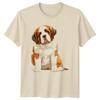 Saint Bernard Dog TShirt Pet Lover Gift For Him And Her