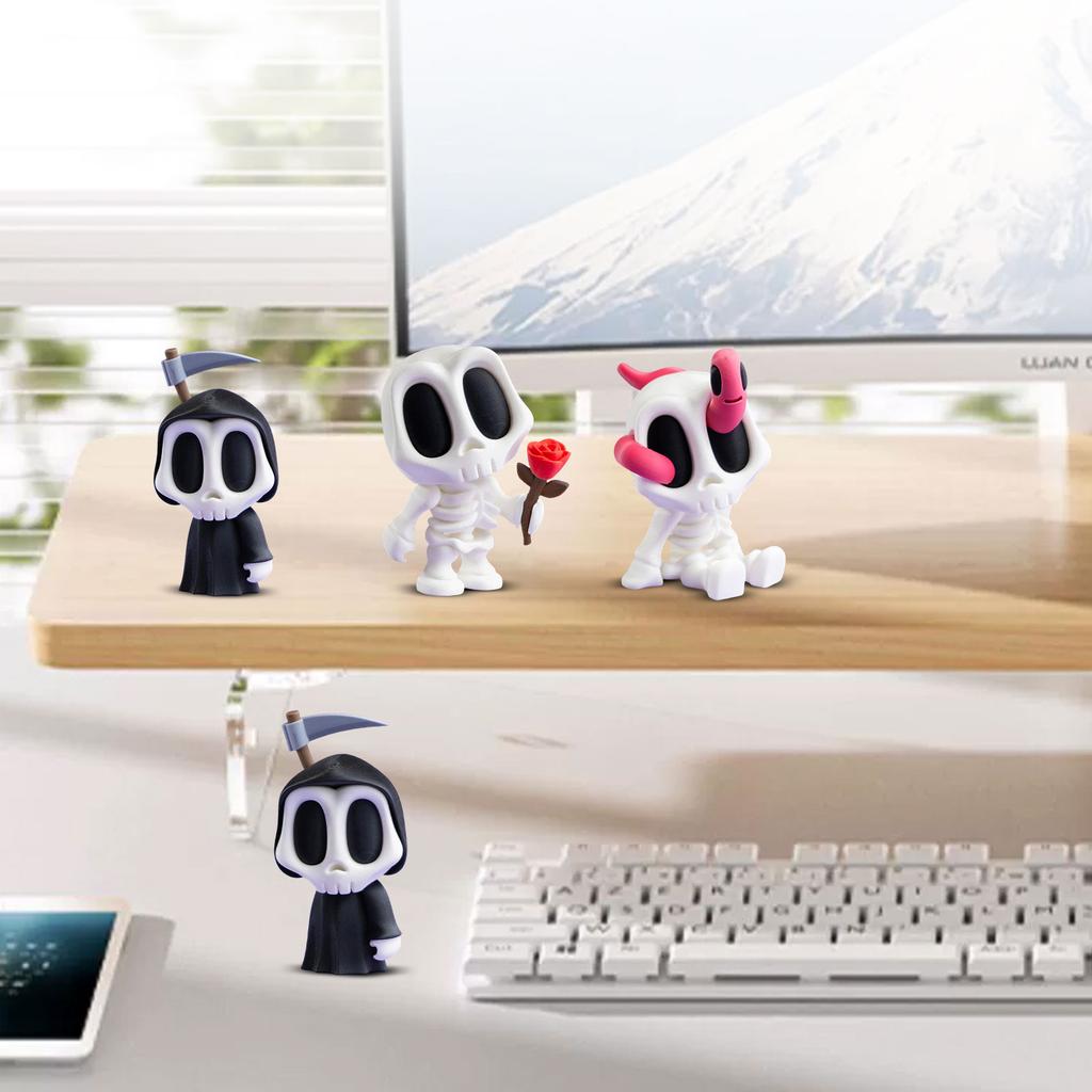 3D Printed Figurines, Cute And Adorable Ornaments, Children's Toys, Small Gifts, And Scary Yet Cute Collectibles.