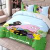 Barbapapa 3Pcs Bedding Set Duvet Cover With Two Pillowcases For Bedroom Home Decoration
