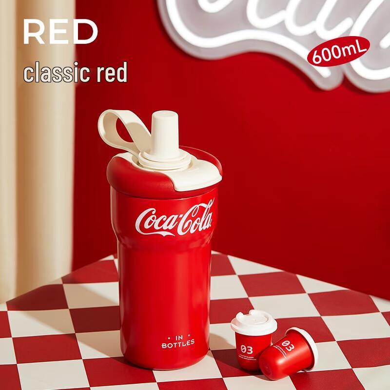 HAERS Coca-Cola Insulated Straw Coffee Cup