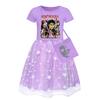 Fashion Girls Star Skirt Rainbow Lace Skirt Casual Comfortable Dresses Girls