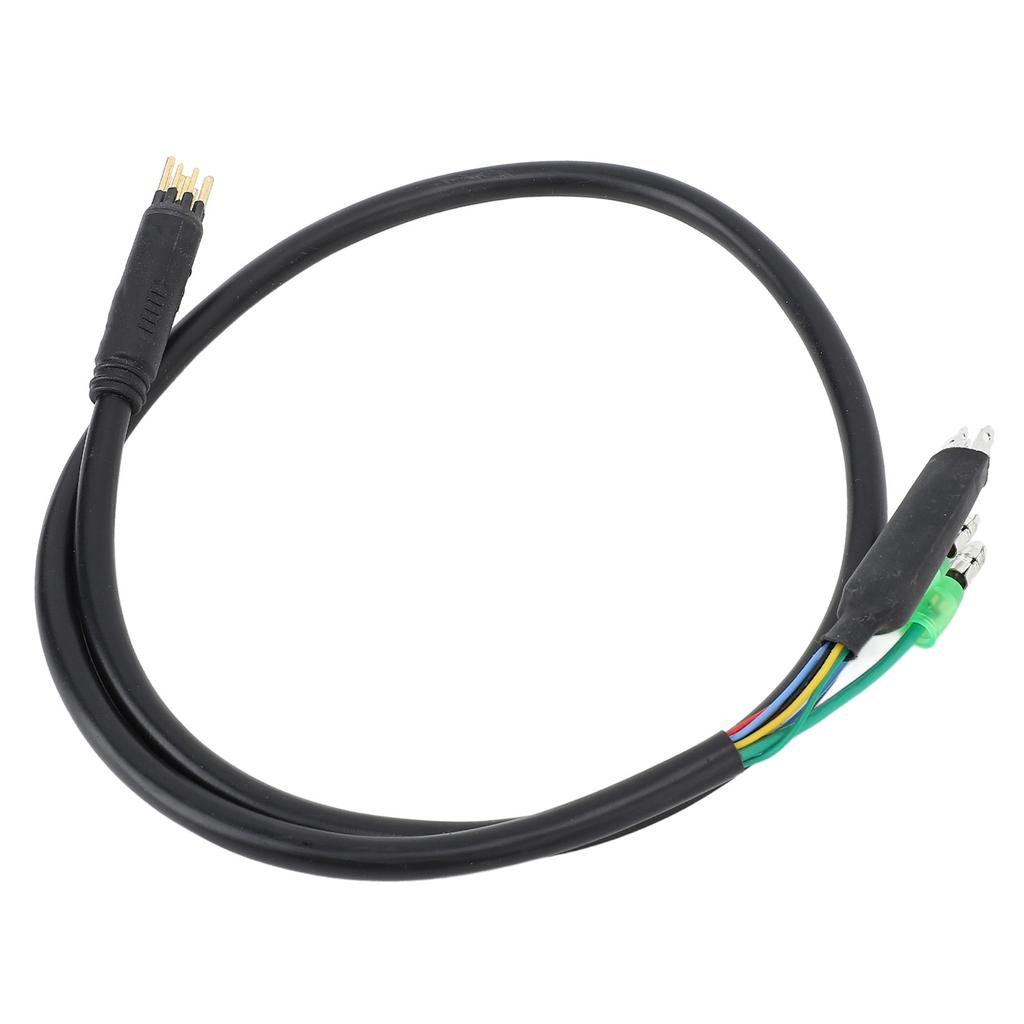 Electric Bike Motor Extension Cable M6 Male 9 Pin Waterproof Extension Cable for Front Rear Hub Motor Conversion Kit 66cm