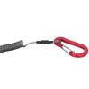 Fish Grip Fish Catcher, Ultra-Lightweight Aluminum Fish Grabber with Safety Rope (Red)