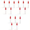 30pcs Silicone Tube Nozzle Cap Replacement Tips Caulk With Red Nozzle Cartridge Spare Silicone Caulking Tips Mouth