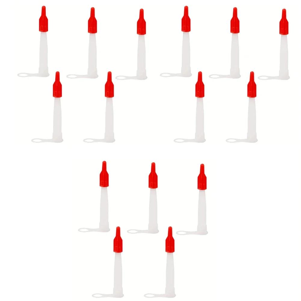 

30 шт. Силиконовые насадки-колпачки для туб Герметик Сменные наконечники для картриджа с красным наконечником Запасные силиконовые наконечники для герметизации China Mainland