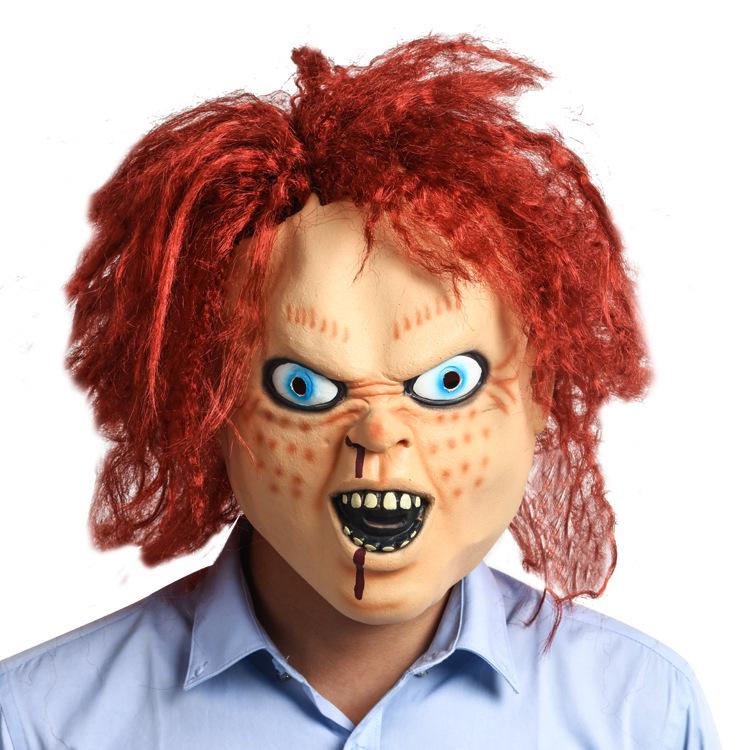 2024 Bestseller Halloween Hexe Baby Teufel Latex Maske