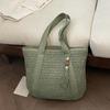 Trend Woven Straw Bag Women's Large-capacity Casual Versatile Underarm Tote Bag Textured Commuter Shoulder Bag