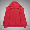 Autumn and Winter Men's Solid Color Cardigan Hooded Plus Velvet Loose Casual Sports Sweater