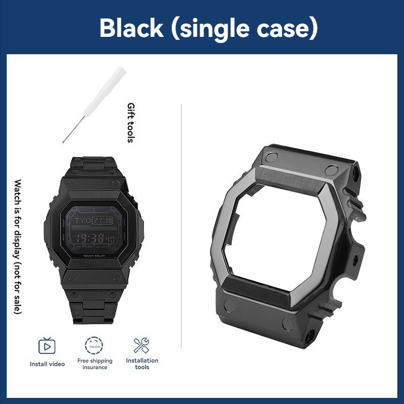 

GX-56 Металевий корпус Ремінець для Casio G-SHOCK Giant G Великий Квадрат GX-56BB GXW-56 Чоловічий Безель Браслет Срібний Золотий Чорний Мод-Кіт Інструменти For GXW-56