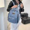 Large Capacity Denim Backpack Women's Backpack Student Travel School Bag