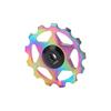 Rear Derailleur Pulley 13T Aluminum Sealed Bearing Jockey Wheel for Mountain Road BikeColorful