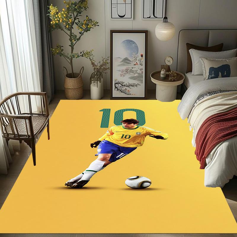 Number 10: Soccer Legend Action carpet Suitable for all seasons Doormat Christmas gifts Bathroom mat Room