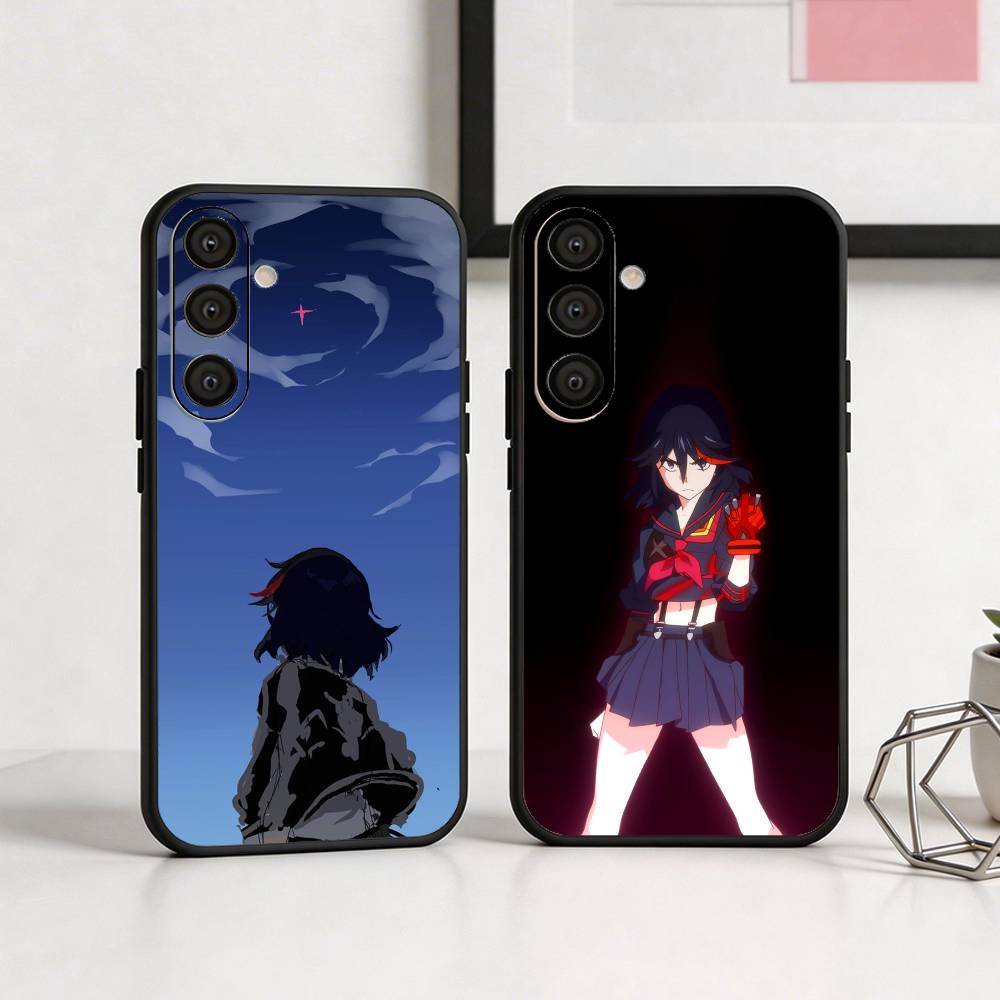 COOL K-Kill La Kill Phone Case For Samsung A73,72,71,A52,51,40,41,A22,A32,31,A13, Soft Black Shell