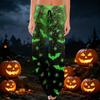 Bequeme Damen-Schlafanzughose mit Karomuster, Halloween-Print, Kordelzug, weiter Beinschnitt für Schlaf und