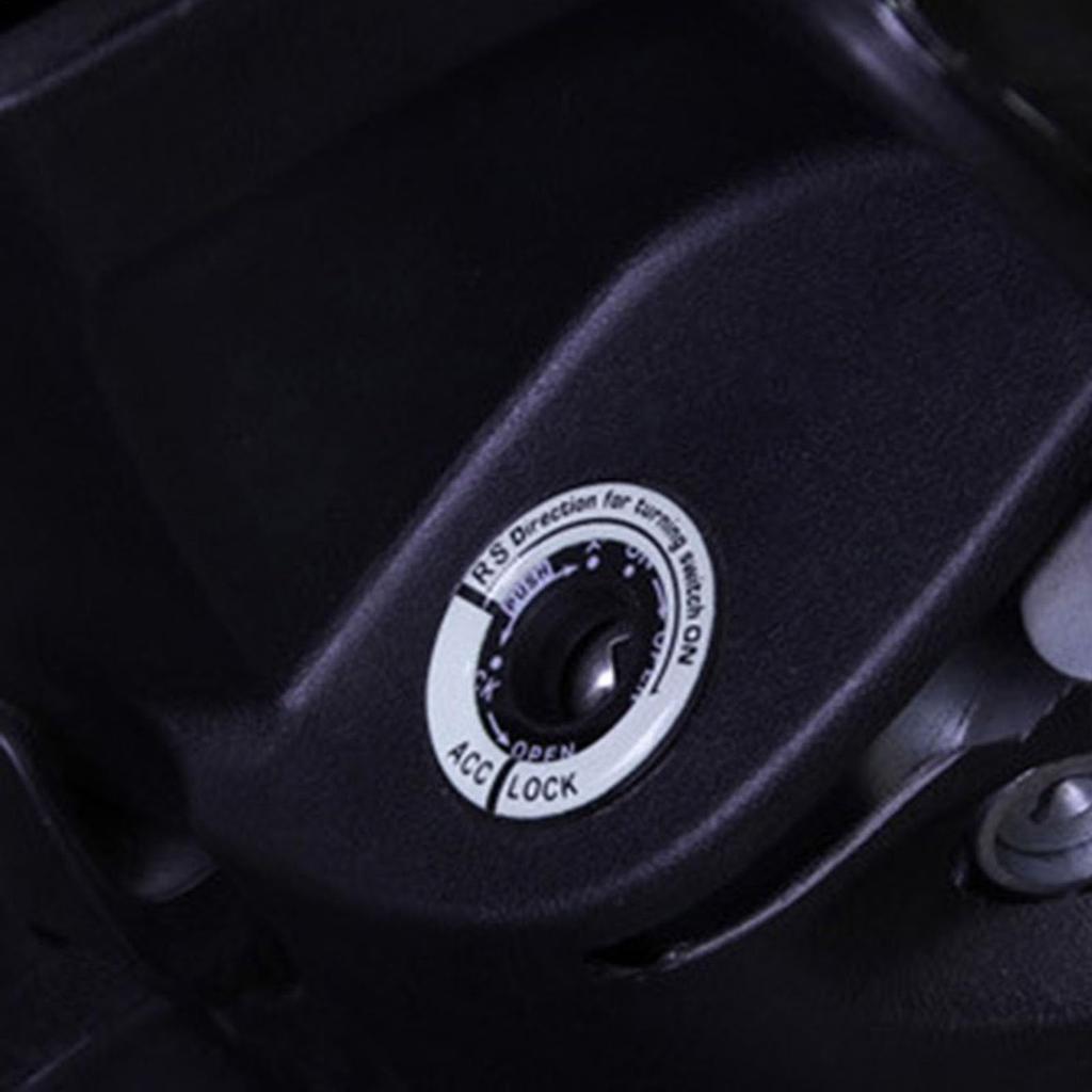 Car Luminous Ring Sticker, Luminous Ignition Key Ring Sticker Start Stop Button Fluorescent Key