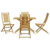 VidaXL 5-piece Garden Dining Set Bamboo, Outdoor Dining Set, Garden Dining Furniture, 3278528