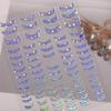Self-Adhesive Gold & Silver Foil French Nail Stickers In Trendy DH Style