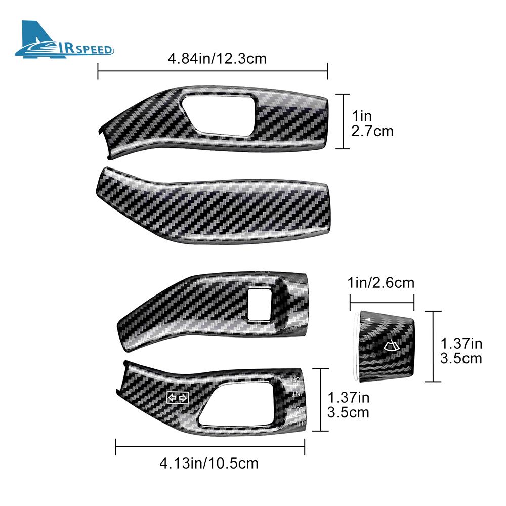For Mercedes Benz A B C E S GLC CLA GLA GLE GLS CLS GLK ML Class W205 W213 W212 Carbon Car Wiper Gear Shift Rod Cover W176 W204