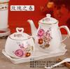 Kitchen Supplies Ceramic Seasoning Jar White Seasoning Tank with Lid with Spoon Pepper Salted Refined Sugar Seasoning Box