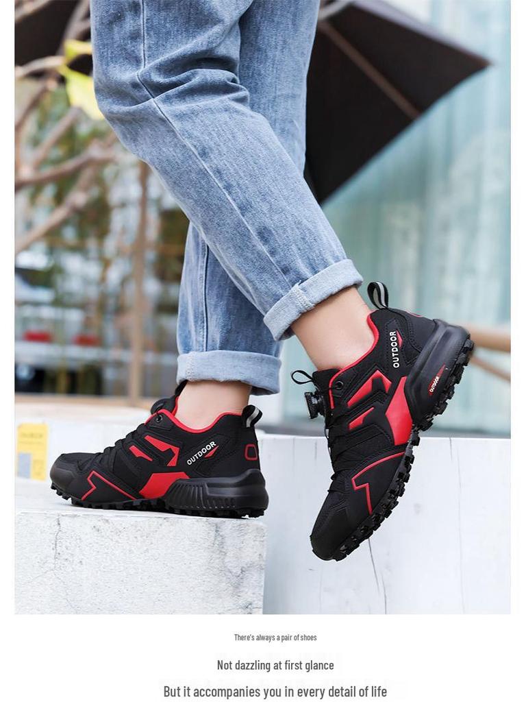Men's Wear-Resistant Cycling & Hiking Lockless Shoes for Outdoor Sports