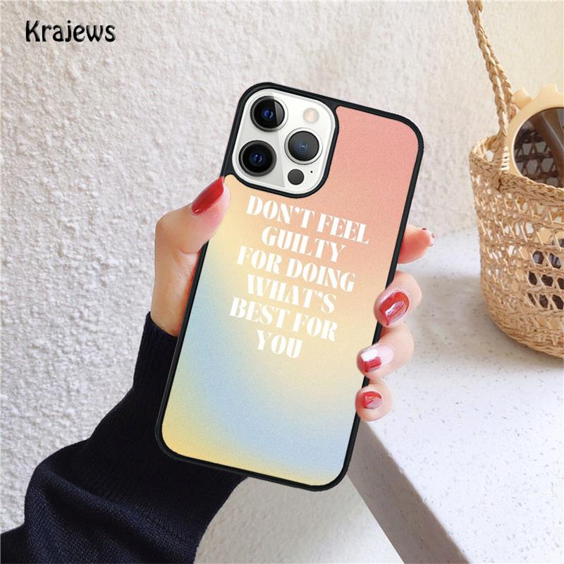 minimalist pastel goodvibes heart neon Soft Phone Case For iPhone 17 Air 16 15 14 Max Plus 11 12 13 Pro Max Phone Fundas