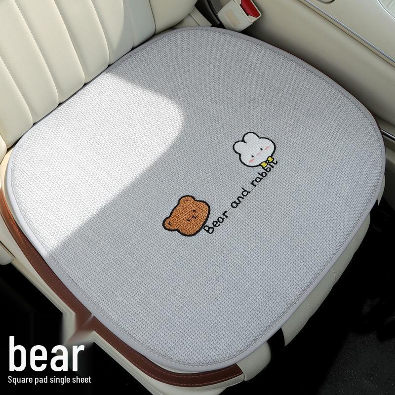 Pernă Scaun Auto Desen Animat - Universală, Bumbac-In Respirabil, Husă Scaun Spate pentru Patru Sezoane