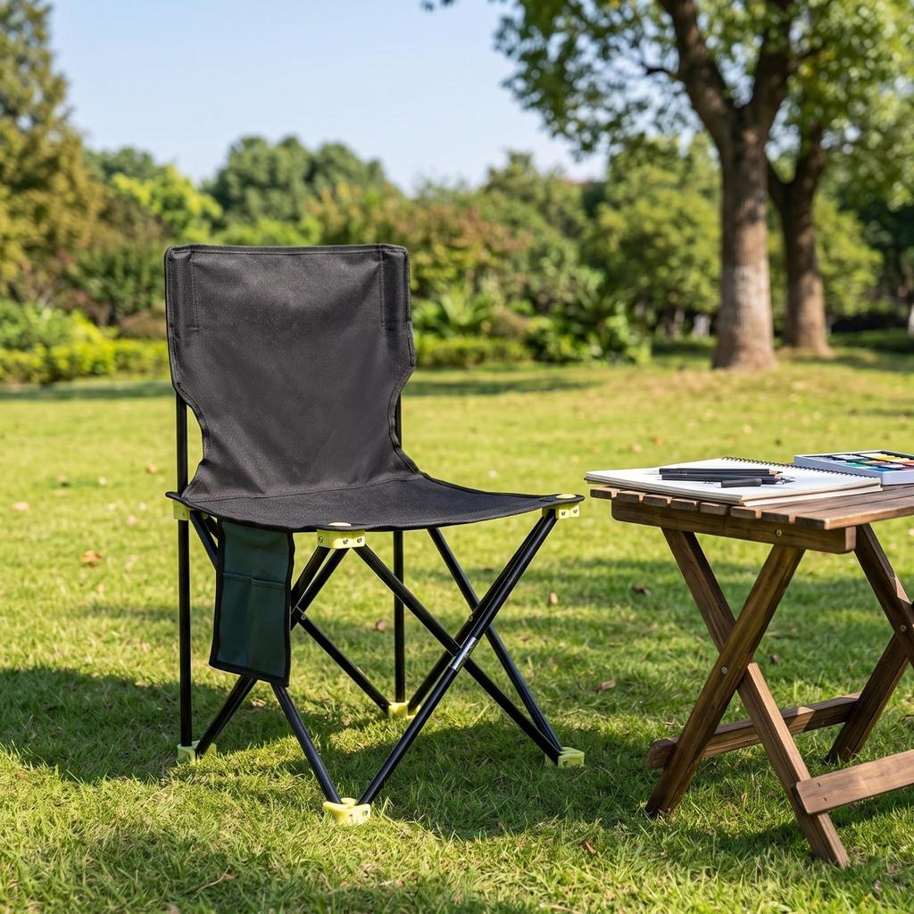 Sketching Chair Foldable Painting Seat Lightweight Furniture Non-Slip for