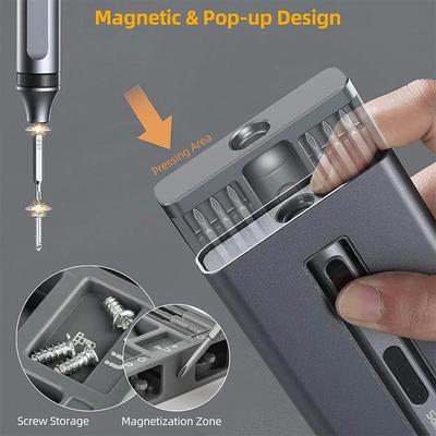 51 In 1 Precision Electric Screwdriver Set Multifunctional Power Tool Fast Charging Magnetic Bits for iPhone Laptop Watch PC