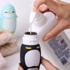 Cartoon Penguin Shaped Bottle Packaging,Press on Storage Bottle,Can Hold Shower Gel and Shampoo,Travel Accessories