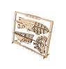 Ugears Zeppelin 2.5D Puzzle 70208 Holz 3D Puzzle Kein Kleber oder Werkzeug für Bastelarbeiten erforderlich