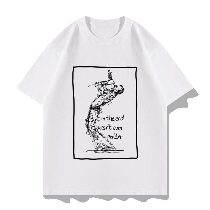 The Big Band Lin Lincoln Group Rock American Shortsleeved 2026 Tshirt Comfortable Colorful Round Collar Print Bottom Tshirt