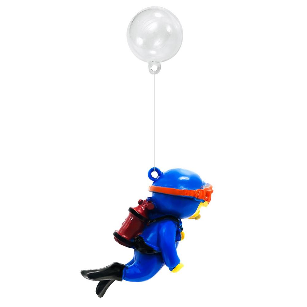 Floating Fish Tank Decorations Fish Tank Decoration Cartoon Fish Playmate Fat Diver Viewing Floating Pendant Fish Tank Floating