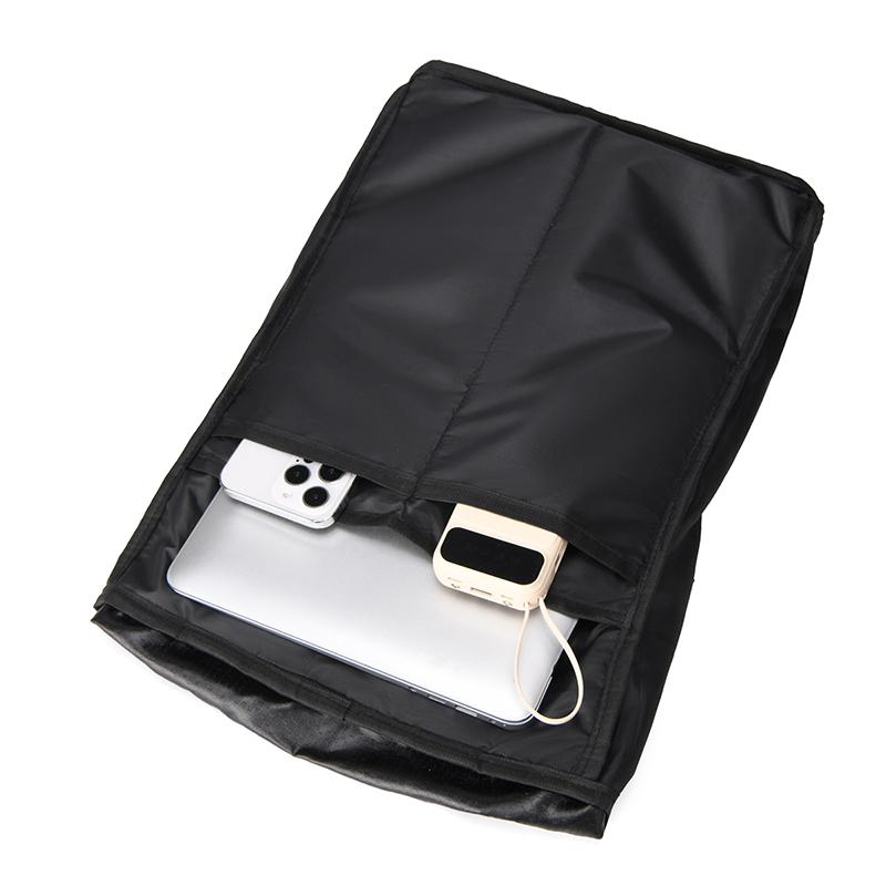 Contrast Color Backpack Men's Backpack Large Capacity Schoolbag for Students